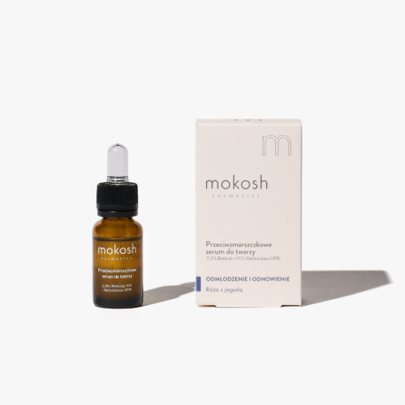 MOKOSH SERUM DO TWARZY 10ML RÓŻA Z JAGODA PRZECIWZMARSZCZKOWE