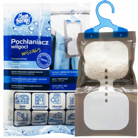 RAVI POCHŁANIACZ WILGOCI WISZĄCY BEZZAPACHOWY 100G 21990