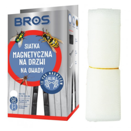 BROS SIATKA NA DRZWI MAGNETYCZNA 1160X220 BIAŁA