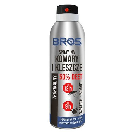 BROS KOMARY PŁYN DEET 50% 90ML
