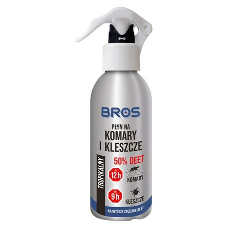 BROS KOMARY PŁYN DEET 50% 130ML