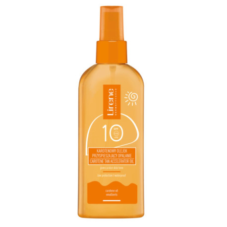 LIRENE SUN 25 OLEJEK SPF10 KAROTENOWY 150ML