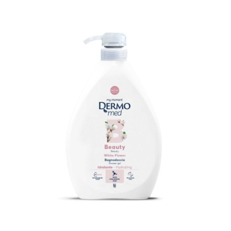 DERMOMED BIO ŻEL POD PRYSZNIC 1L BIAŁE KWIATY