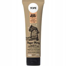 YOPE SUPER SHINY ODŻ/WŁ 140ML GALARETKA LAMINUJĄCA LEN