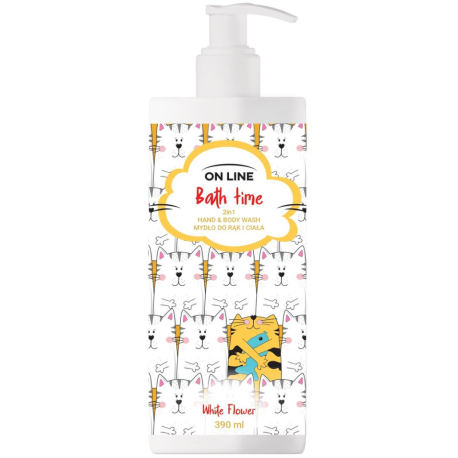 ON LINE MYD/PŁ 390ML 2W1 WHITE F