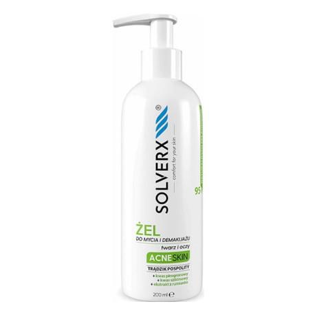SOLVERX ACNE SKIN ŻEL/TW 200ML