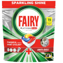 FAIRY PLATINUM PLUS ALL IN ONE TABLETKI DO ZMYWARKI 19SZTUK