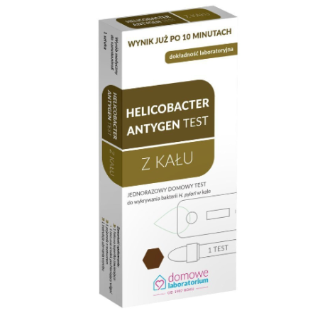 DOMOWE LABORATORIUM TEST HELICOBACTER ANTYGEN