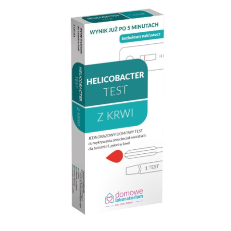 DOMOWE LABORATORIUM TEST HELICOBACTER Z KRWI