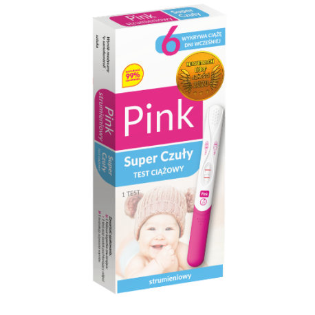 PINK TEST CIĄŻOWY SUPER CZUŁY