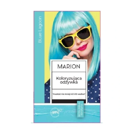 MARION ODŻ/WŁ 35ML KOLORYZUJĄCA BLUE LAGOON NIEBIESKA DO 10 MYĆ