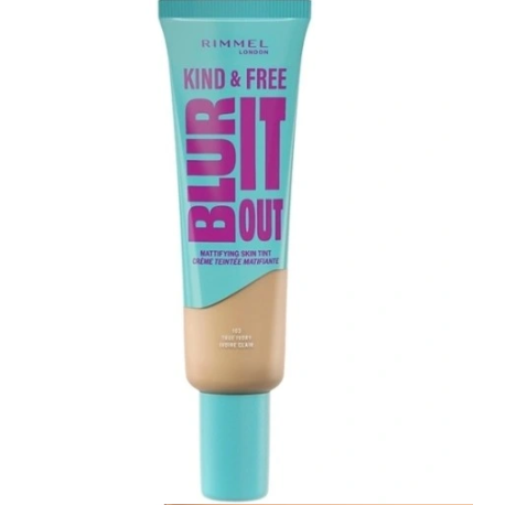 RIMMEL PODKŁAD KIND&FREE BLUR IT OUT 30ML 103 TRUE IVORY