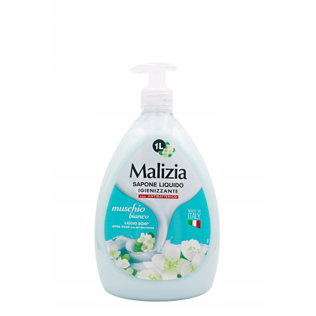 MALIZIA MYDŁO W PŁYNIE 1L BIAŁE PIŻMO