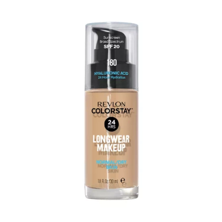 REVLON PODKŁAD COLORSTAY Z POMPKĄ CERA SUCHA NORMALNA 180 SAND BEIGE 30ML