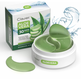 CLAVIER PŁATKI POD OCZY HYDROŻELOWE ALOES 60szt