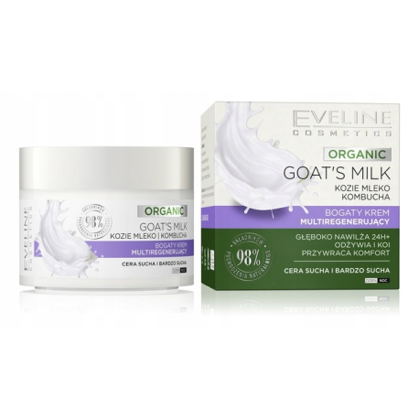 EVELINE ORGANIC GOAT'S MILK KR/TW 50ML MULTIREGENERUJĄCY