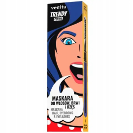 VENITA TRENDY MASKARA 3W1 BRWI/WŁOSY/RZĘSY 13G KOSMICZNY BŁĘKIT
