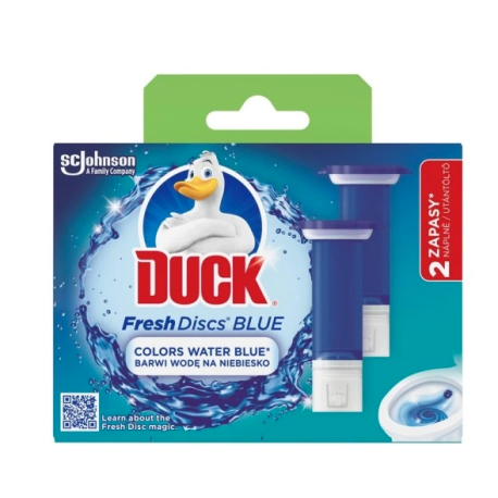DUCK KRĄŻEK ŻELOWY DO WC 2X36ML BLUE LAGON