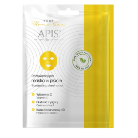 APIS HOME SPA ROZŚWIETLAJĄCA MASKA W PŁACIE 20G