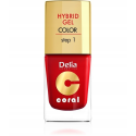DELIA CORAL HYBRID LAKIER DO PAZNOKCI 11ML 01