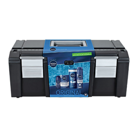 NIVEA ZESTAW PREZENTOWY ORIGINAL TECH MASTER BALSAM PO GOLENIU 100ML+PIANKA DO GOLENIA 200ML+ŻEL POD PRYSZNIC 250ML +ROLL-ON50ML