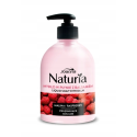 JOANNA NATURIA MYDŁO W PŁYNIE Z BALSAMEM DOZOWNIK 500ML MALINA