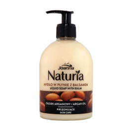JOANNA NATURIA MYDŁO W PŁYNIE Z BALSAMEM DOZOWNIK 500ML OLEJEK ARGANOWY