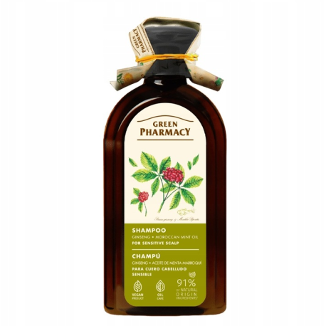 GREEN PHARMACY SZAMPON DO WŁOSÓW 350ML ŻEŃ-SZEŃ
