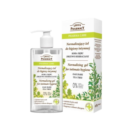 GREEN PHARMACY PHARMA CARE ŻEL/INTYMA 300ML KORA DĘBU&HERBATA AAA
