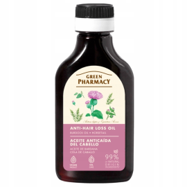 GREEN PHARMACY OLEJEK/GŁOWY 100ML ŁOPIANOWY - PRZECIW WYPADANIU