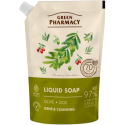 GREEN PHARMACY MYDŁO W PŁYNIE ZAPAS 460ML DOYPACK OLIWKA