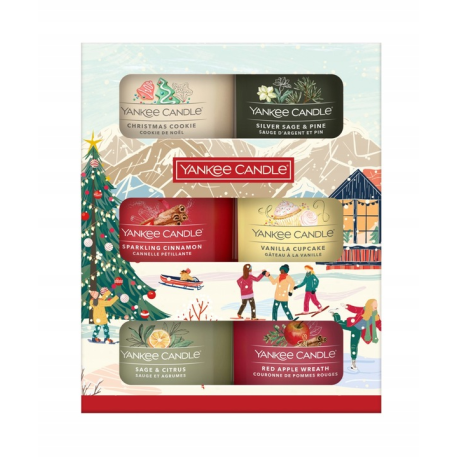 YANKEE CANDLE APRES SKI ZESTAW 6 ŚWIEC MINI