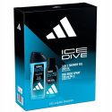 ADIDAS PURE GAME ZESTAW PREZENTOWY KOSMETYCZNY MĘSKI DEZODORANT 150ML I ŻEL POD PRYSZNIC 250ML