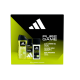 ADIDAS PURE GAME ZESTAW PREZENTOWY PIELĘGNACYJNY DEZODORANT PERFUMOWANY75ML+DEZODORANT150ML+ŻEL POD PRYSZNIC 250ML