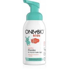 ONLY BIO KIDS PIANKA DO MYCIA CIAŁA I RĄK OD 3 ROKU ŻYCIA 300ML NEW