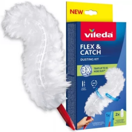 VILEDA FLEX CATCH MIOTEŁKA KRÓTKA I 2SZTUKI WKŁADÓW