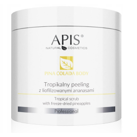 APIS PINA COLADA BODY PEELING DO CIAŁA 650G KRÓTKA DATA GRUDZIEŃ