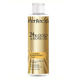 PERFECTA 24K GOLD ROSE OIL TON/TW 200ML NAWILŻAJĄCY