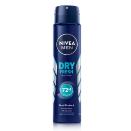 NIVEA MEN DRY FRESH DEZODORANT W SPRAYU MĘSKI 250ML DLA MĘŻCZYZN