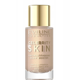 EVELINE GLOW BOOSTER CELEBRITY SKIN WIELOFUNKCYJNA BAZA DO TWARZY POD MAKIJAŻ 4W1 30ML 02N