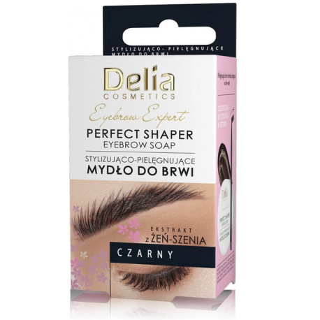 DELIA EYEBROW EXPERT MYDŁO DO BRWI 10ML CZARNE