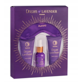 AURORA DREAM ZESTAW PREZENTOWY KOSMETYCZNY 4 ELEMENTY LAWENDA