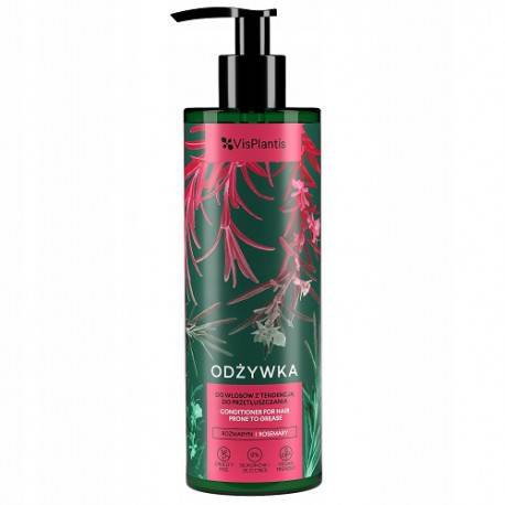 VIS PLANTIS - ODŻYWKA DO WŁOSÓW Z TENDENCJĄ DO PRZETŁUSZCZANIA - ROZMARYN 400ML 