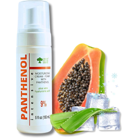 GREEN PHARM COSMETICS PIANKA W SPRAYU Z 9% PANTENOLEM 150ML NAWILŻAJĄCA Z ALOESEM PO OPALANIU PIELĘGNACJA TATUAŻU