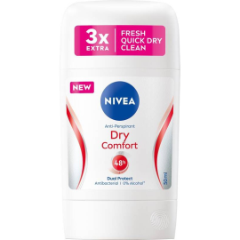 NIVEA DEZODORANT DAMSKI STICK 50 DRY COMFORT KRÓTKA DATA MARZEC