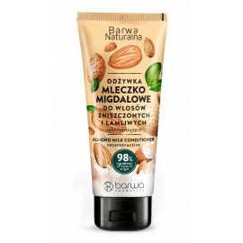 BARWA ODŻYWKA DO WŁOSÓW TUBA 200ML MLEKO MIGDAŁOWE KRÓTKA DATA LUTY