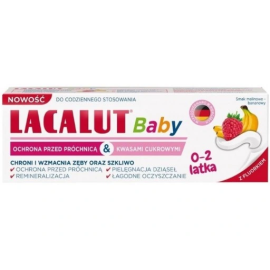 LACALUT BABY PASTA DO ZEBÓW 55ML 0-2LATKA DLA DZIECI KRÓTKA DATA STYCZEŃ