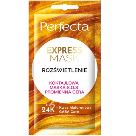 PERFECTA EXPRESS MASK MASECZKA DO TWARZY 8ML ROZŚWIETLENIE