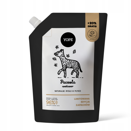 YOPE MYD/PŁ ZAPAS 600ML PACZULA WATIWER