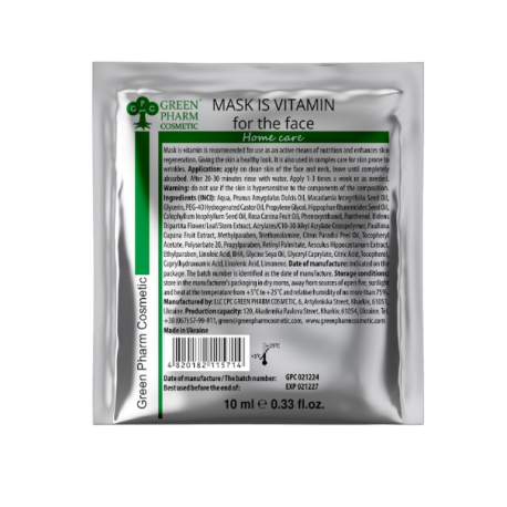 GREEN PHARM COSMETICS MAS/TW 10ML WITAMINOWA